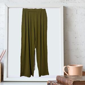 BOGO! Chic Olive Wide Leg Pants